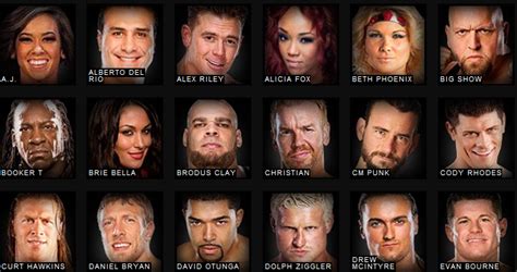 wwe members name